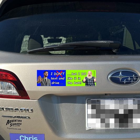 Don't Text & Drive Bumper Sticker
